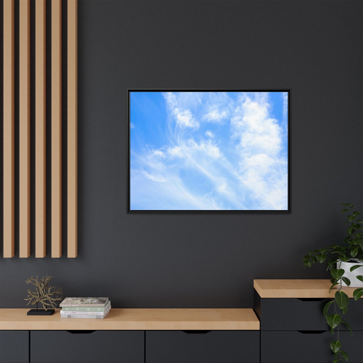Azure Dreaming - Unique Stretched Canvas Wall Art