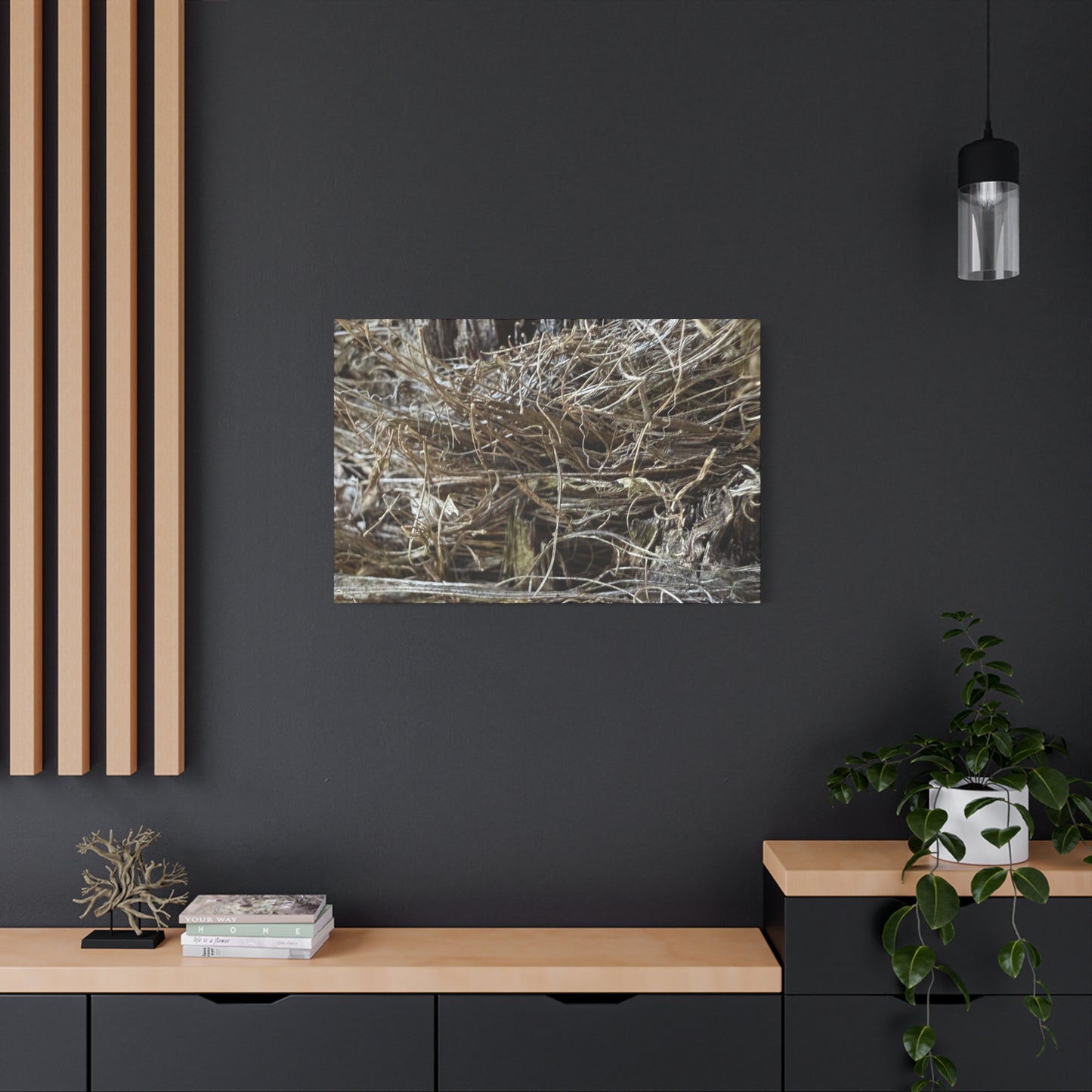 Whispers in Dry Grass - Unique Frameless Canvas Wall Art
