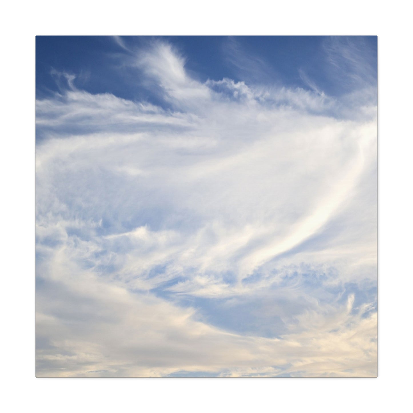 Whispers of Celestial Breath - Unique Frameless Canvas Wall Art