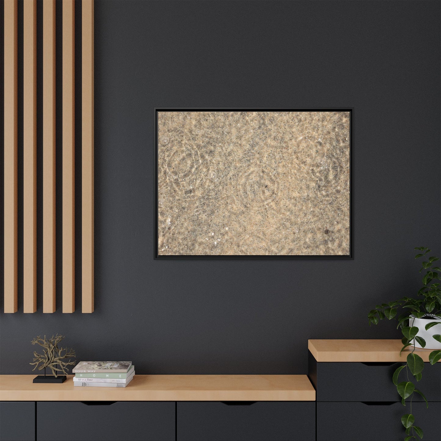 Whispers of Sand - Unique Stretched Canvas Wall Art