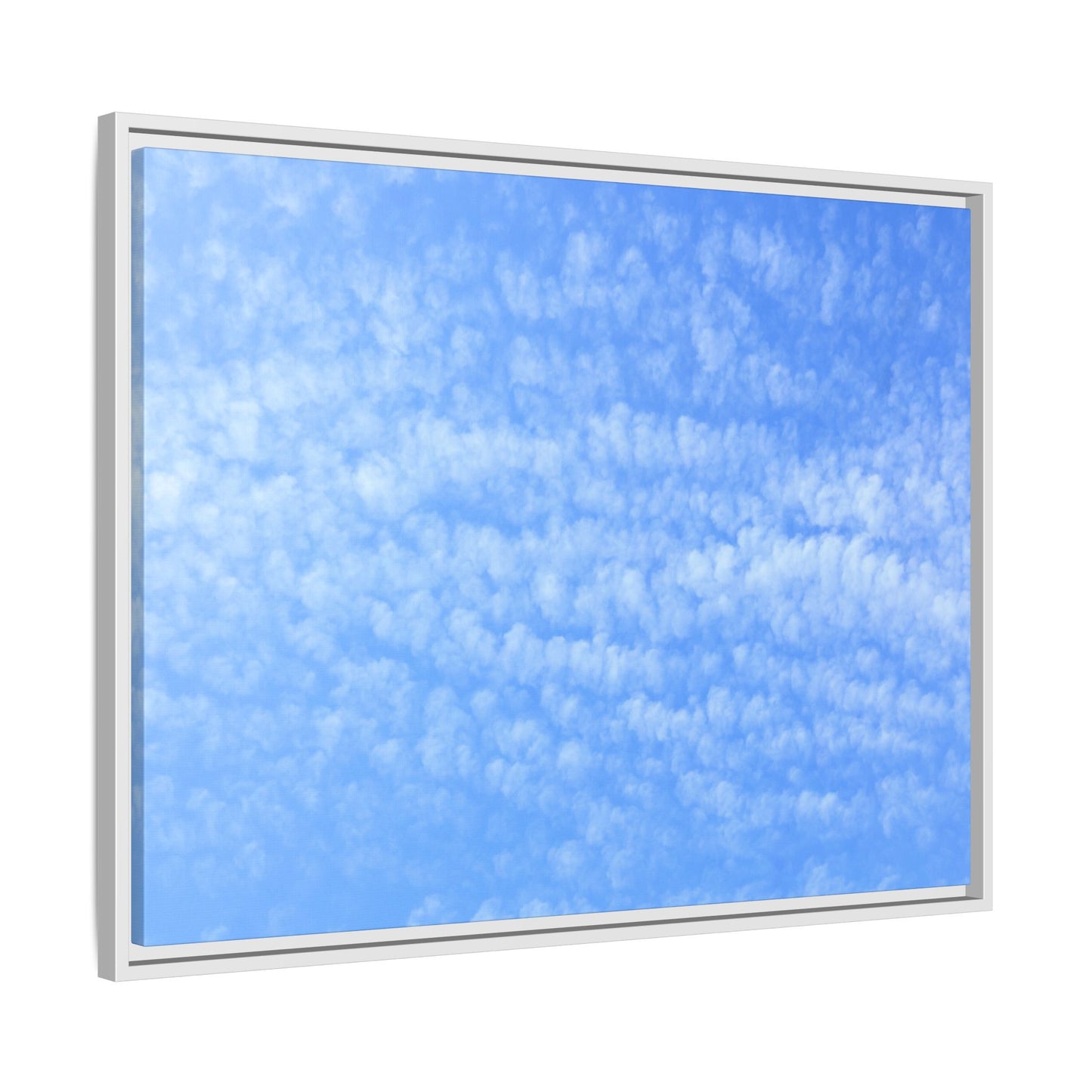 Wispy Blue Dreams - Unique Stretched Canvas Wall Art