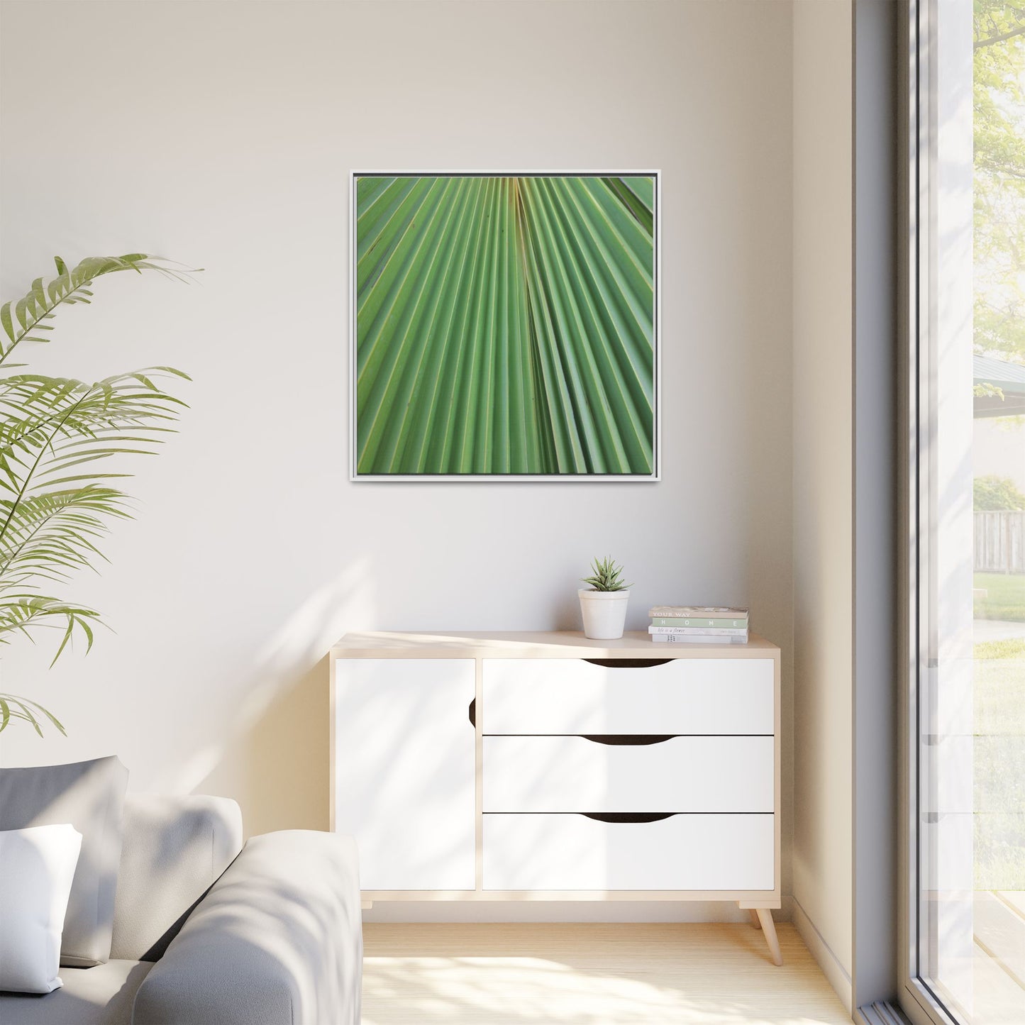 Verdant Veins - Unique Stretched Canvas Wall Art