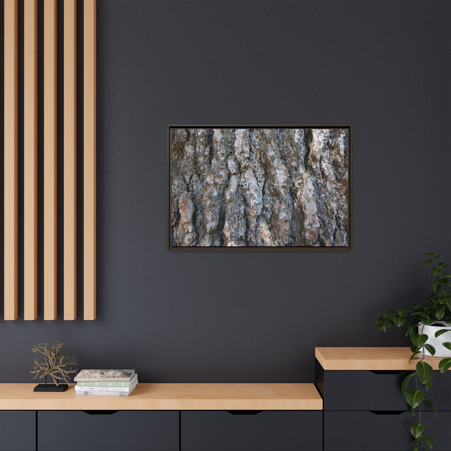 Bark Whispers - Unique Stretched Canvas Wall Art