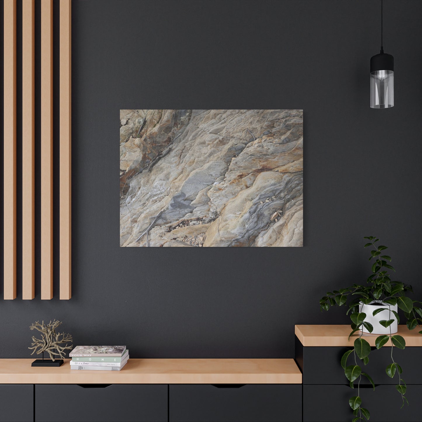 Stone Memory - Unique Frameless Canvas Wall Art