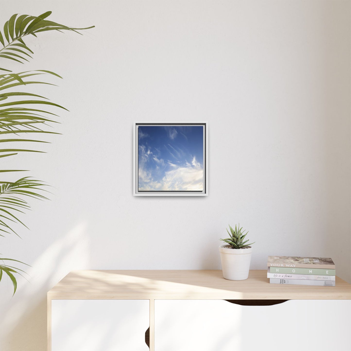 Whispers of Sky - Unique Stretched Canvas Wall Art