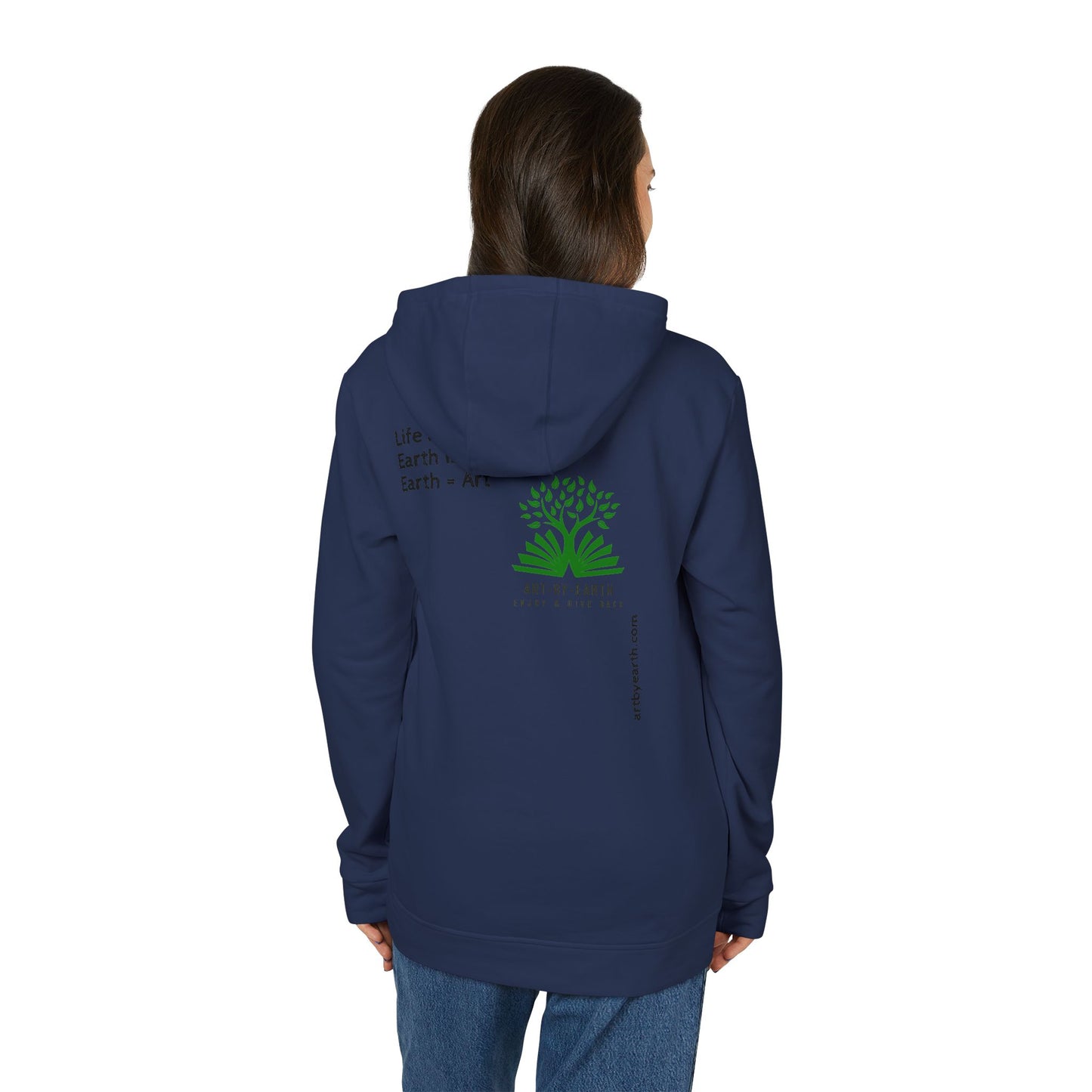 Z - ART BY EARTH HOODIE - adidas Unisex Fleece Hoodie