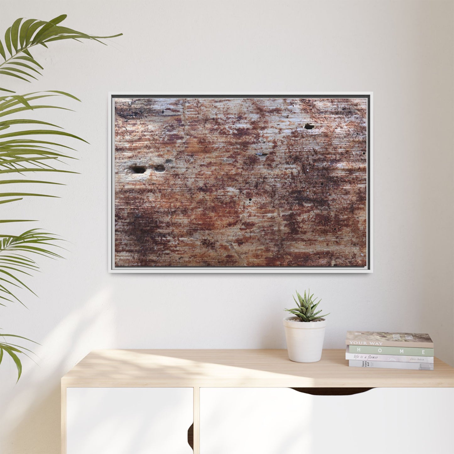 Rustic Textures - Unique Stretched Canvas Wall Art