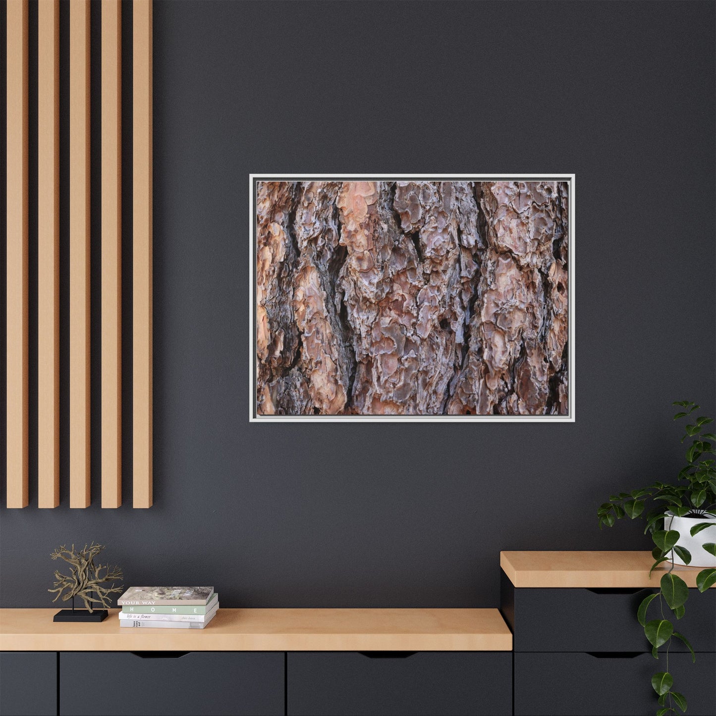 Layered Textures - Unique Stretched Canvas Wall Art