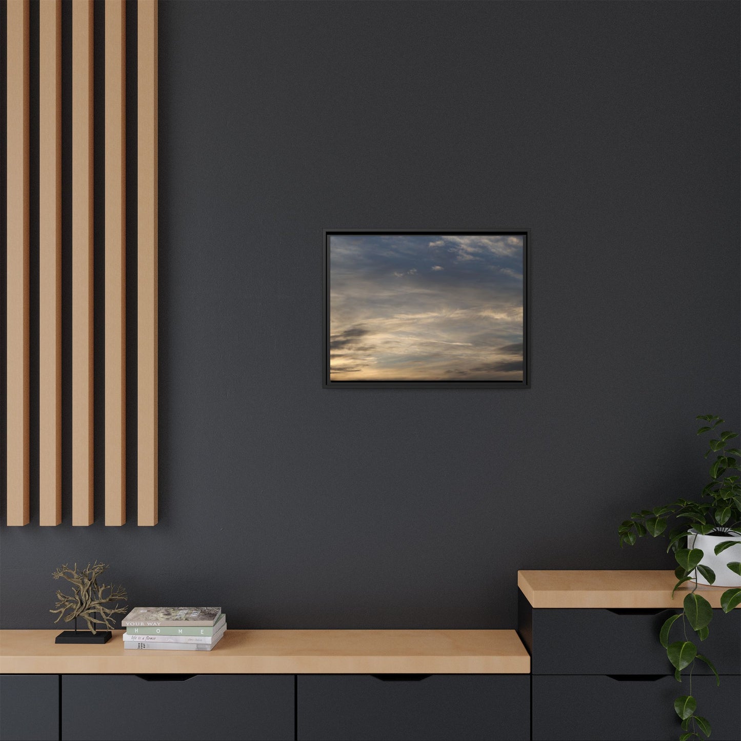 Clouded Thoughts - Unique Stretched Canvas Wall Art