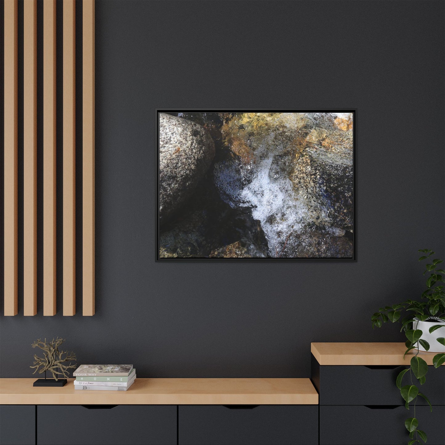 Nature's Turbulence - Unique Stretched Canvas Wall Art