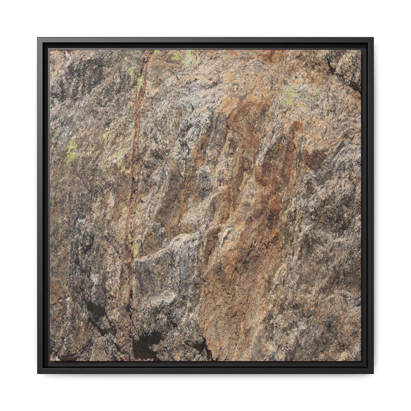 Weathered Rock Formation - Unique Stretched Canvas Wall Art