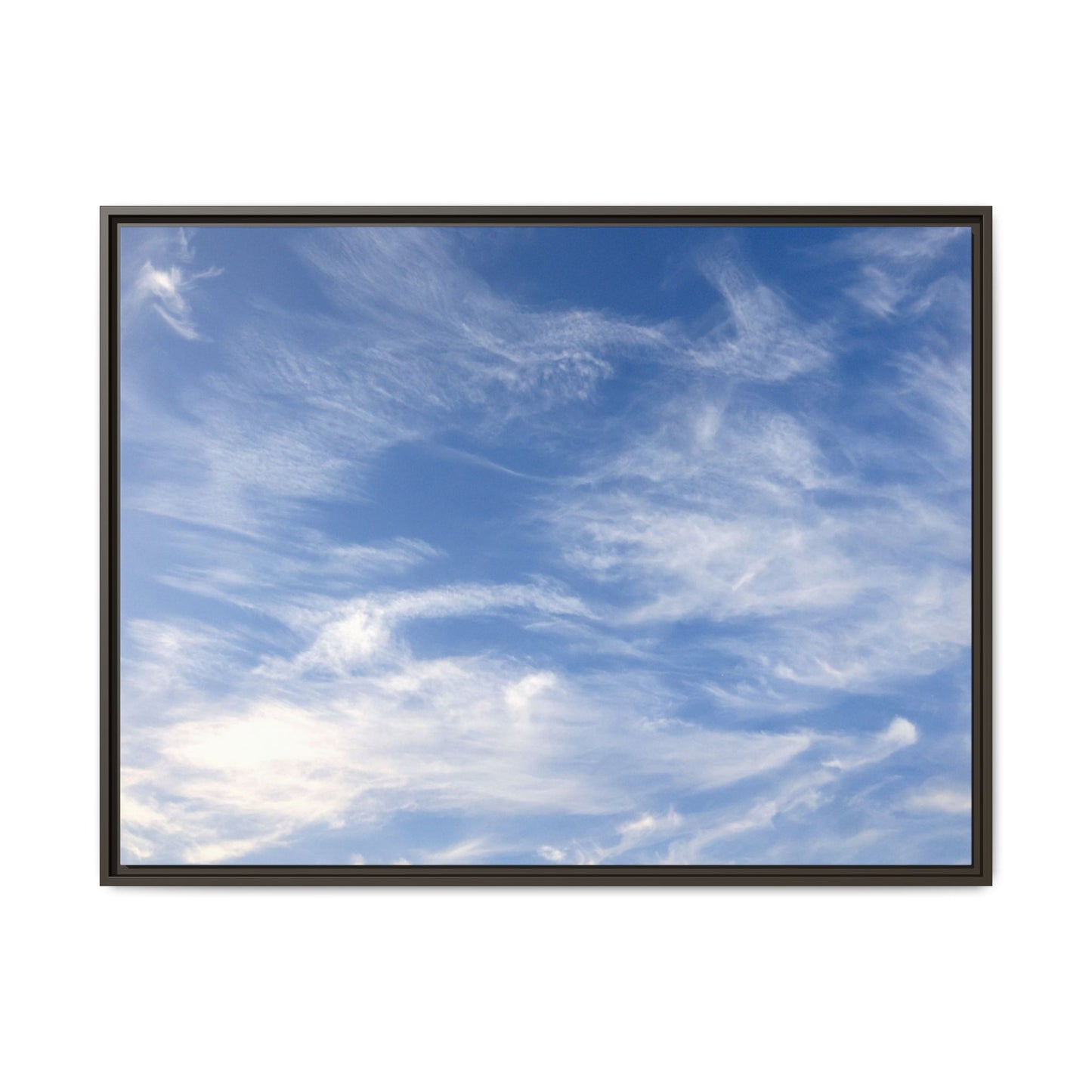 Ethereal Blue Tapestry - Unique Stretched Canvas Wall Art
