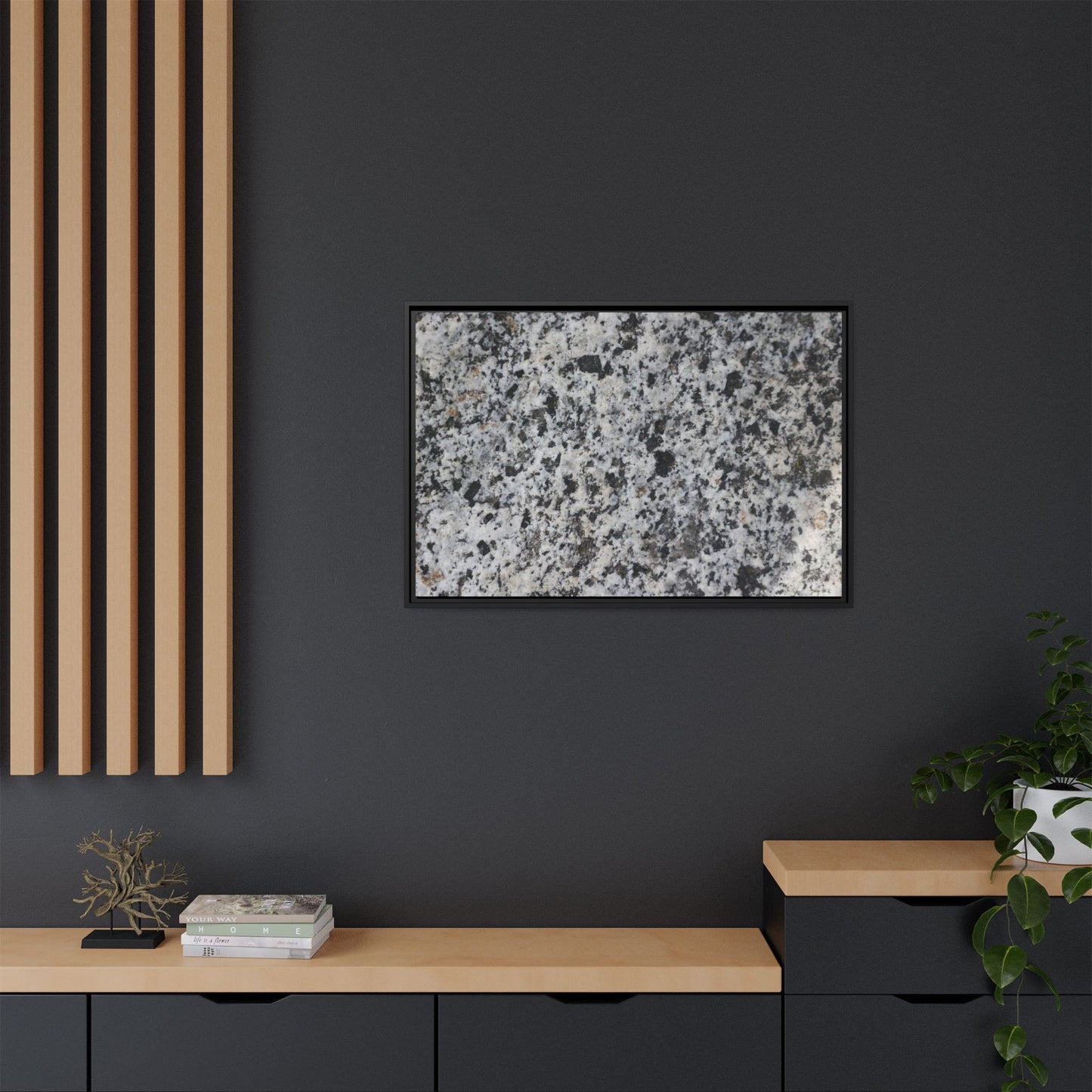 Granite Song - Unique Stretched Canvas Wall Art