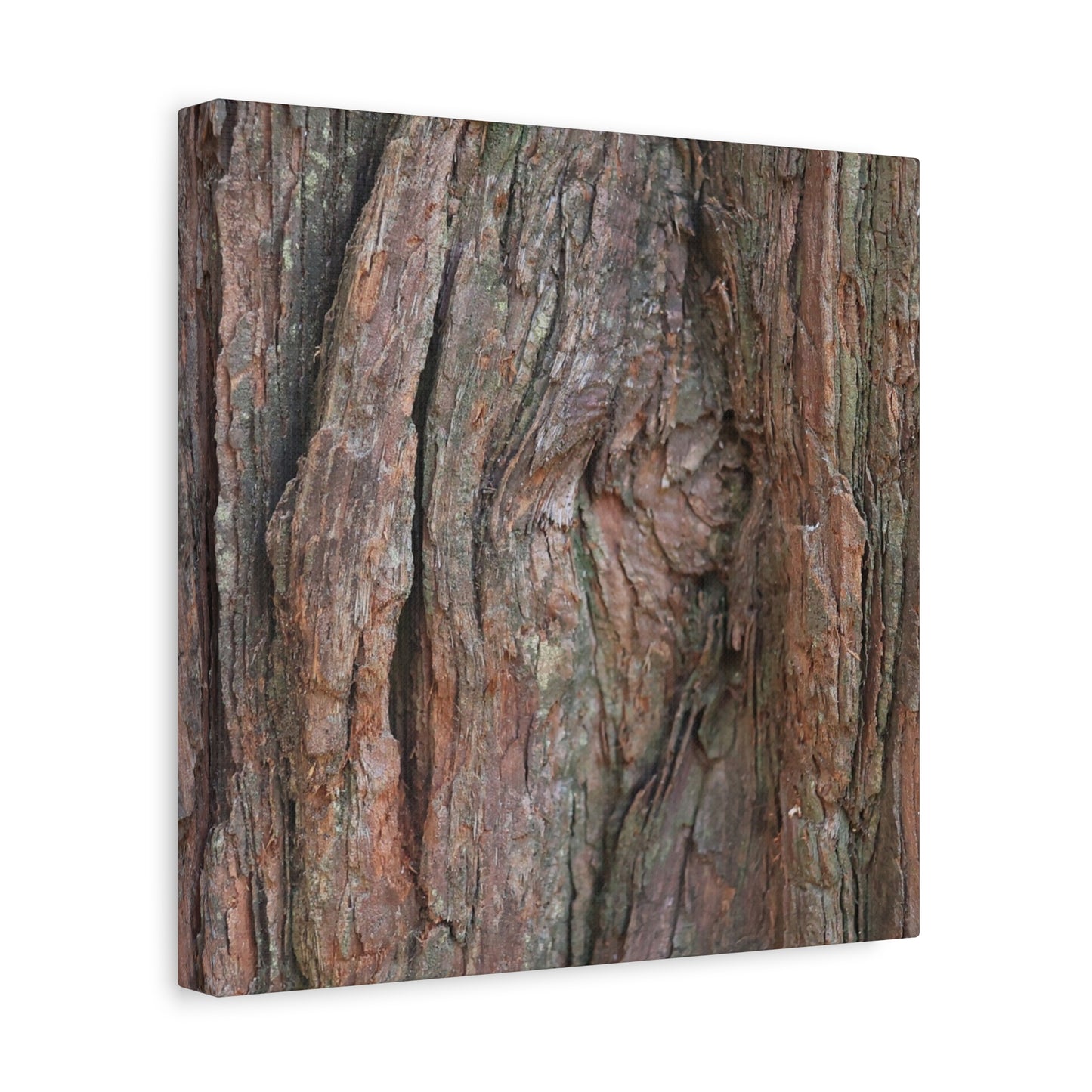 Rustic Embrace - Unique Frameless Canvas Wall Art