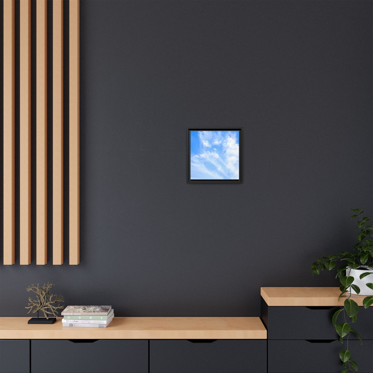 Azure Dreaming - Unique Stretched Canvas Wall Art