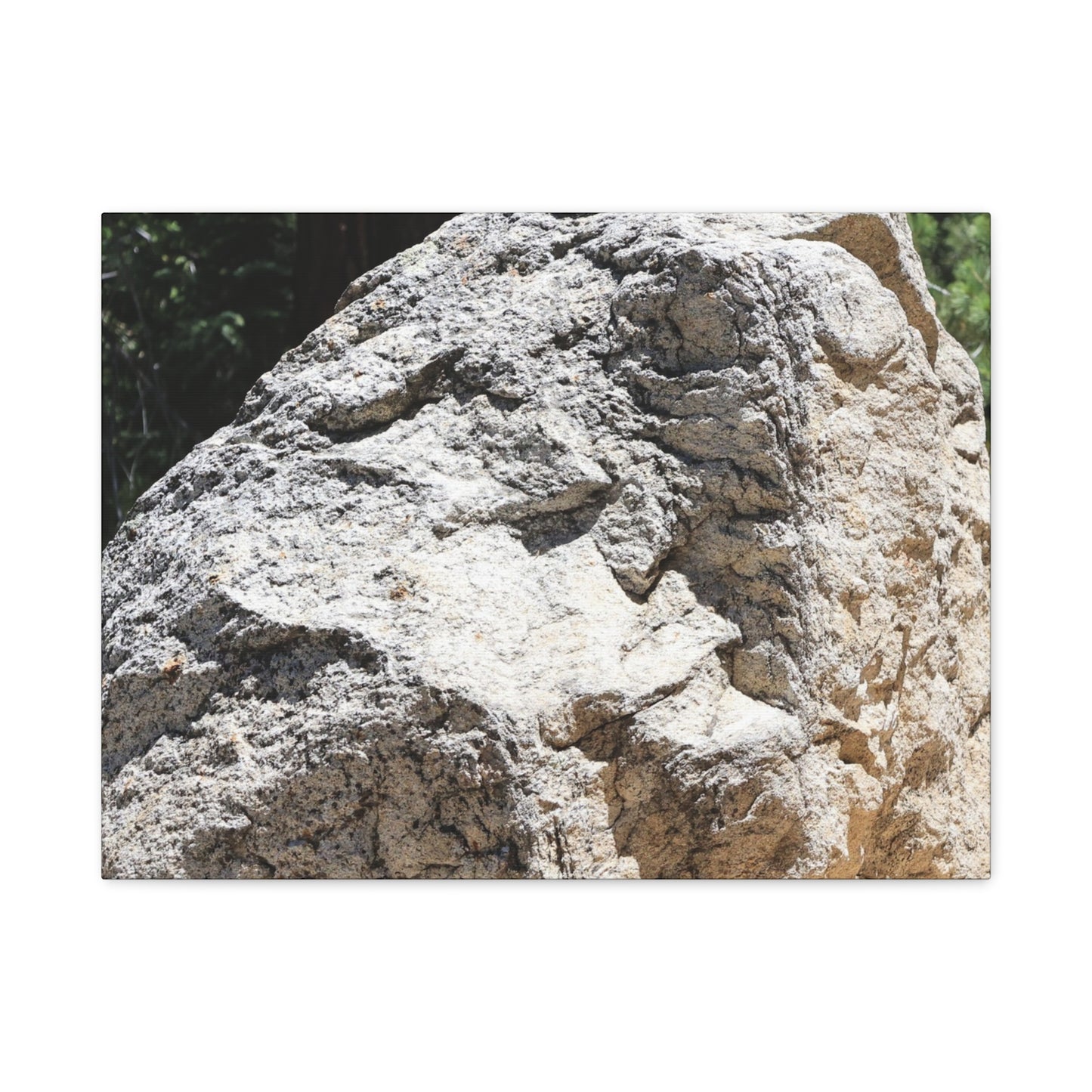 Stone of Solitude - Unique Frameless Canvas Wall Art