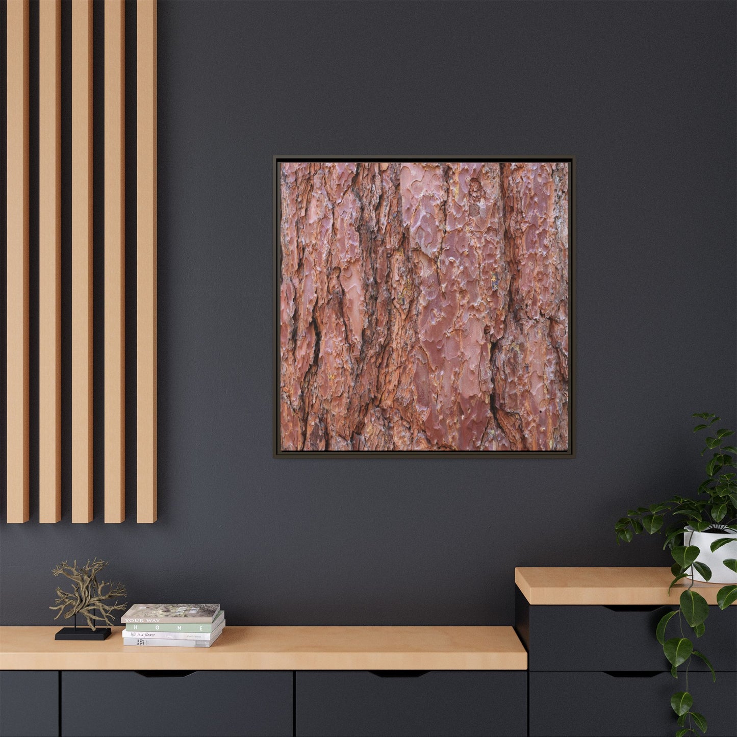 Russet Ridges - Unique Stretched Canvas Wall Art