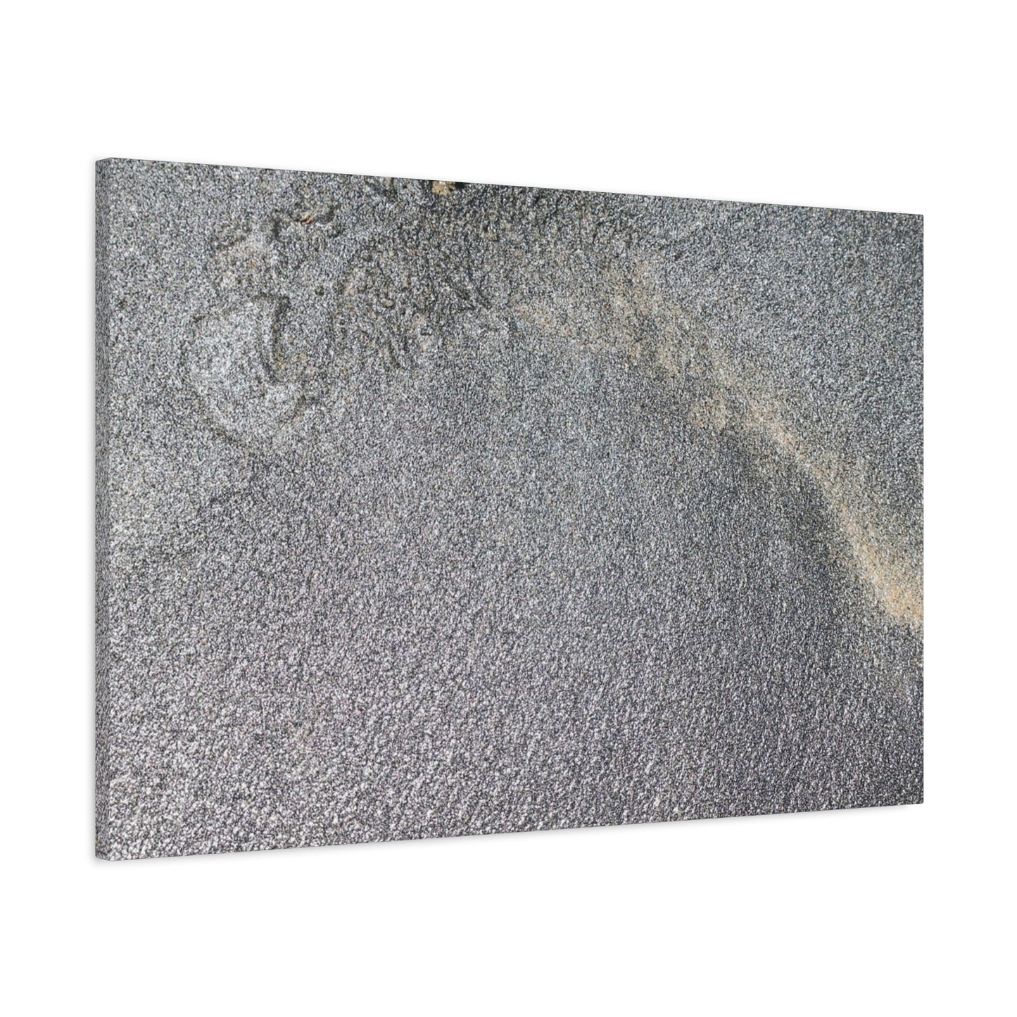 Ephemeral Whispers of Granite - Unique Frameless Canvas Wall Art