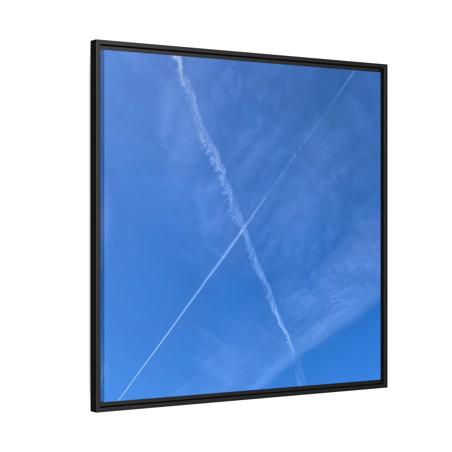 Sky Crossroads - Unique Stretched Canvas Wall Art