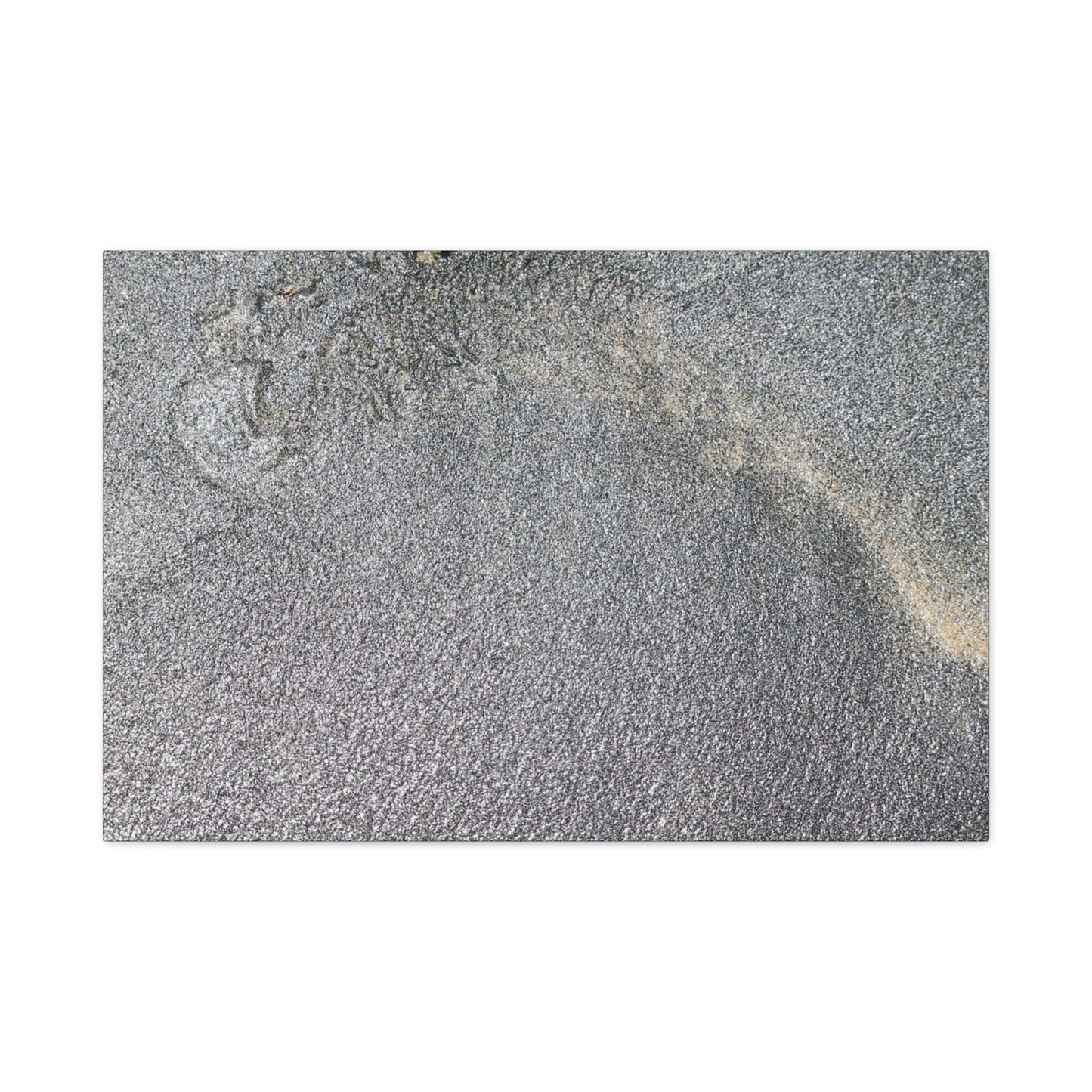 Ephemeral Whispers of Granite - Unique Frameless Canvas Wall Art