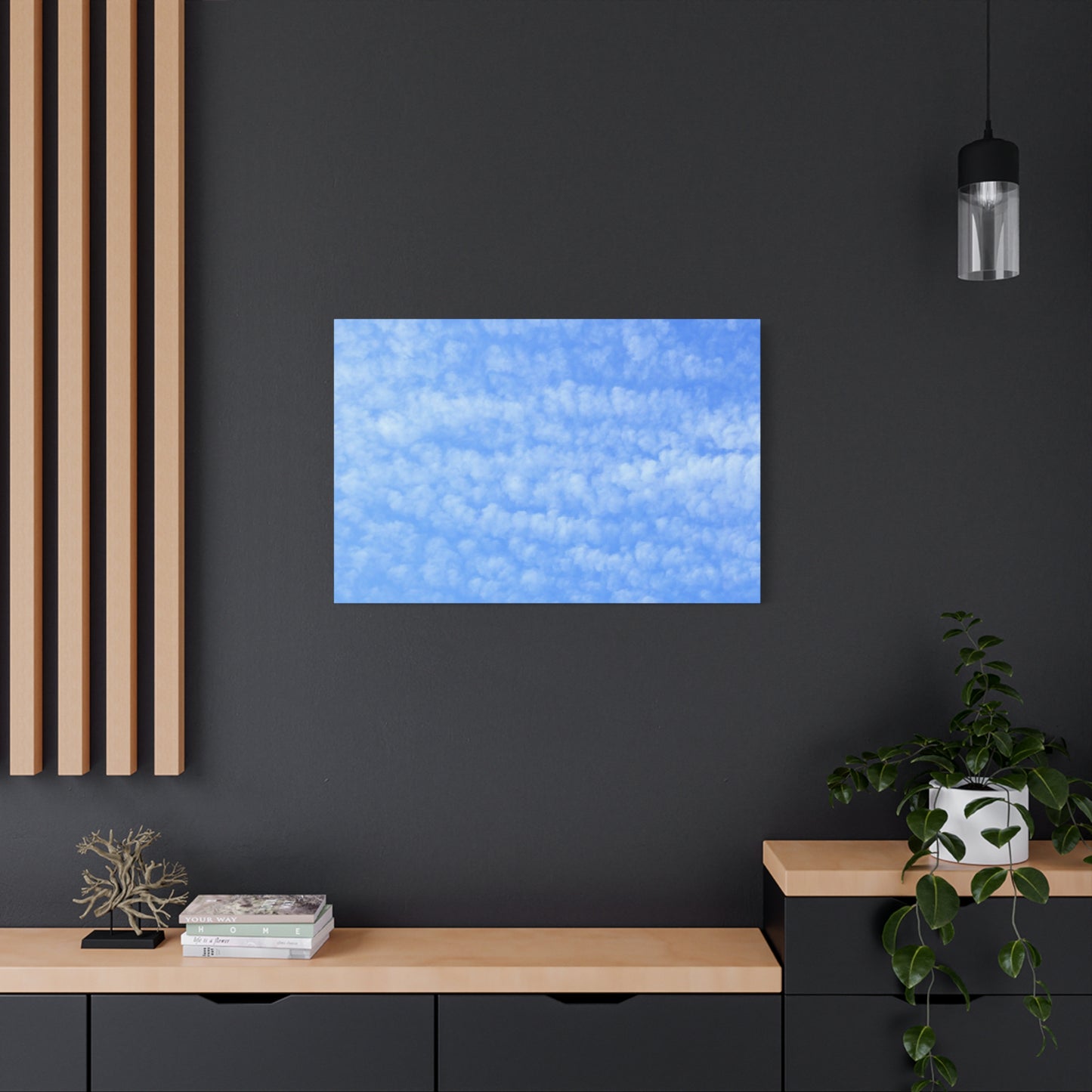Clouded Reverie - Unique Frameless Canvas Wall Art