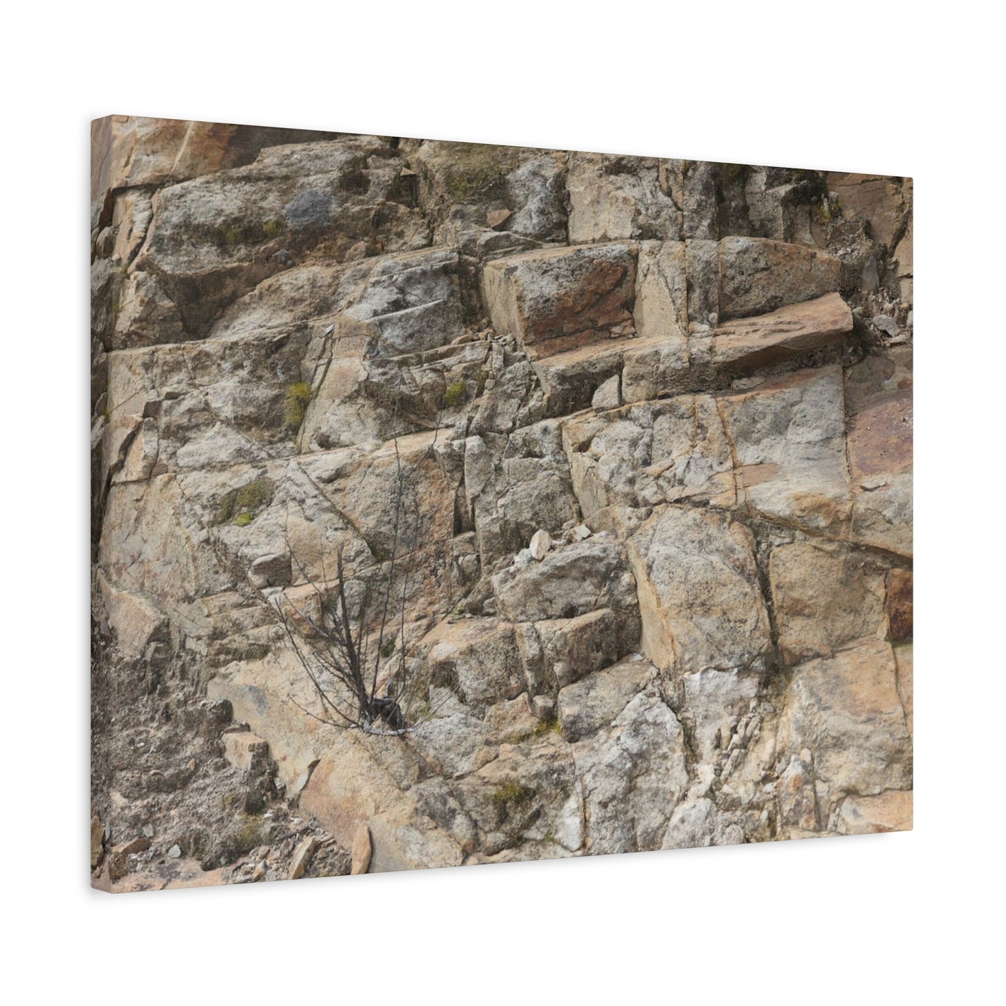 Broken Rock Canvas - Unique Frameless Canvas Wall Art