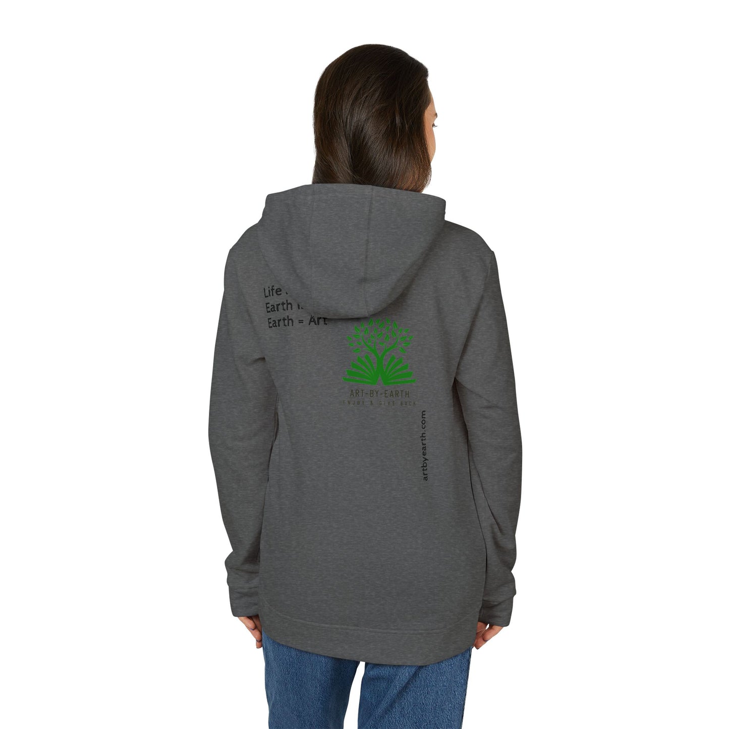 Z - ART BY EARTH HOODIE - adidas Unisex Fleece Hoodie