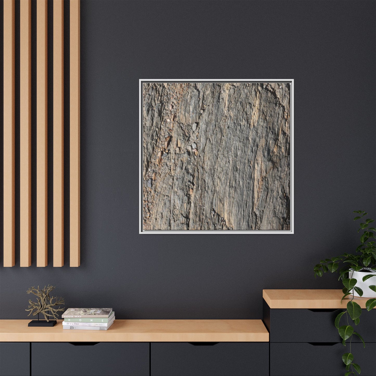 Textured Earth - Unique Stretched Canvas Wall Art