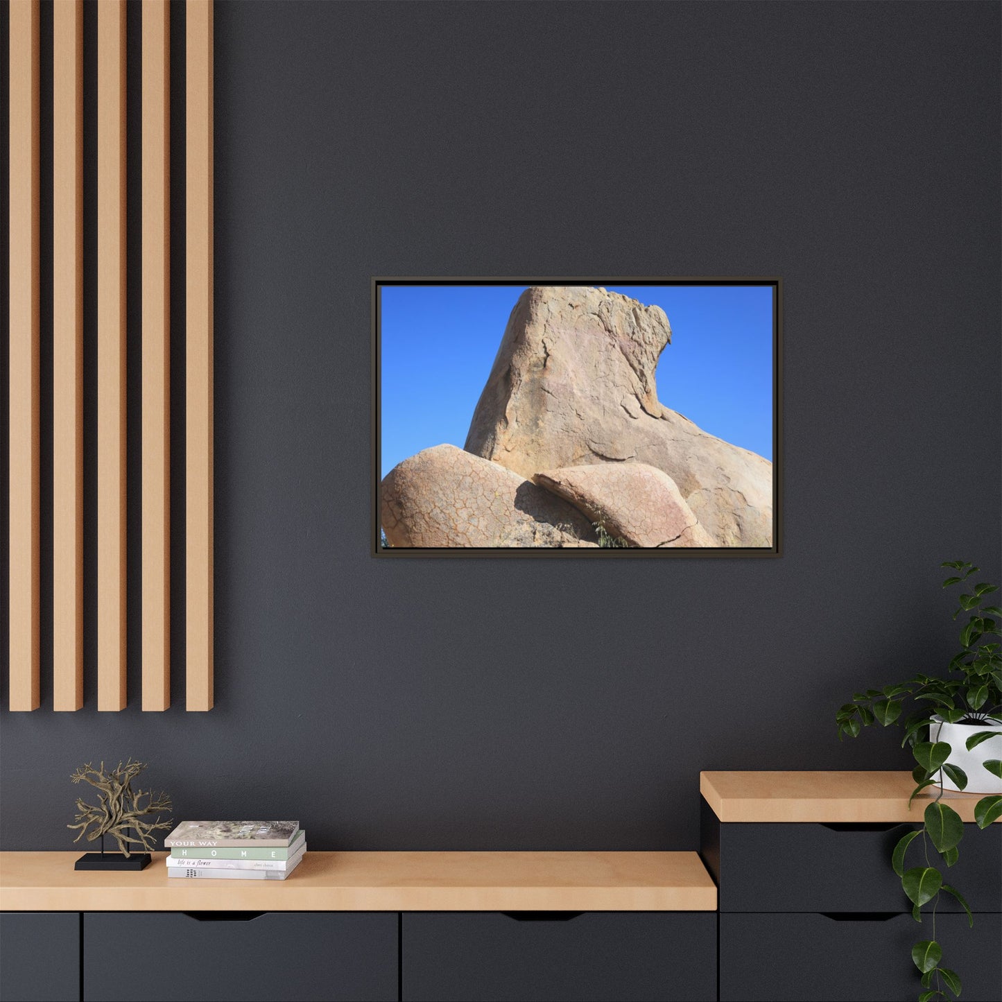Rocky Sentinel - Unique Stretched Canvas Wall Art