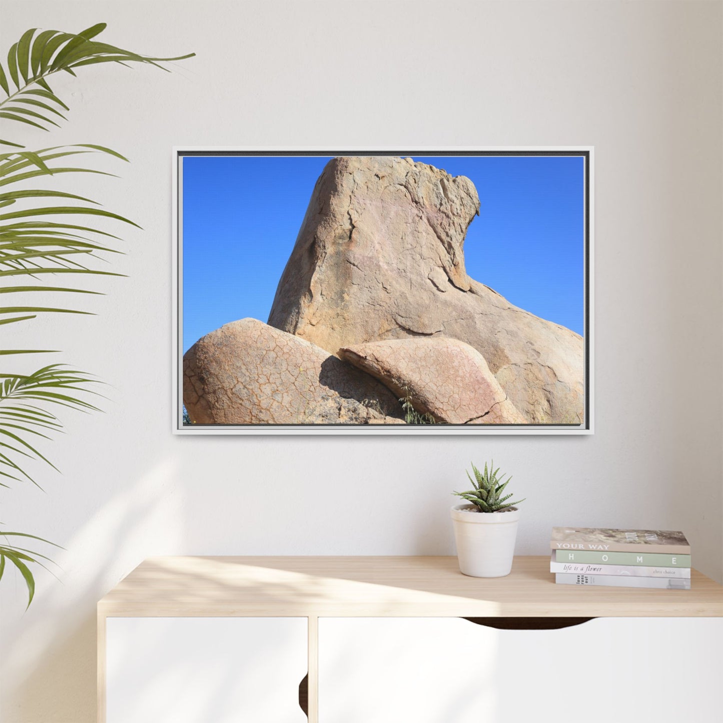 Rocky Sentinel - Unique Stretched Canvas Wall Art