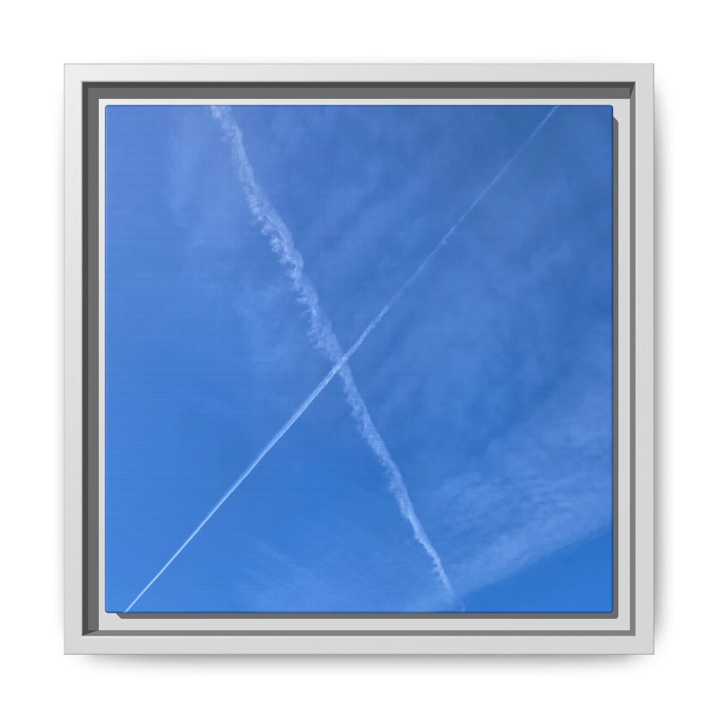 Sky Crossroads - Unique Stretched Canvas Wall Art