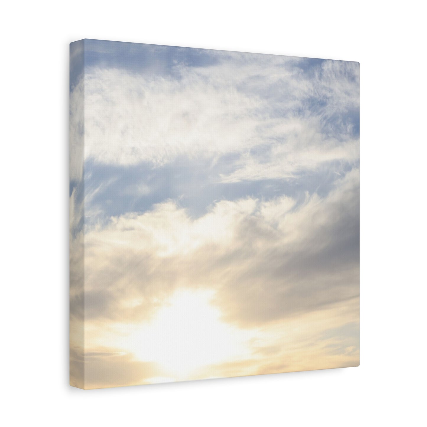 Whispers of Ethereal Light - Unique Frameless Canvas Wall Art