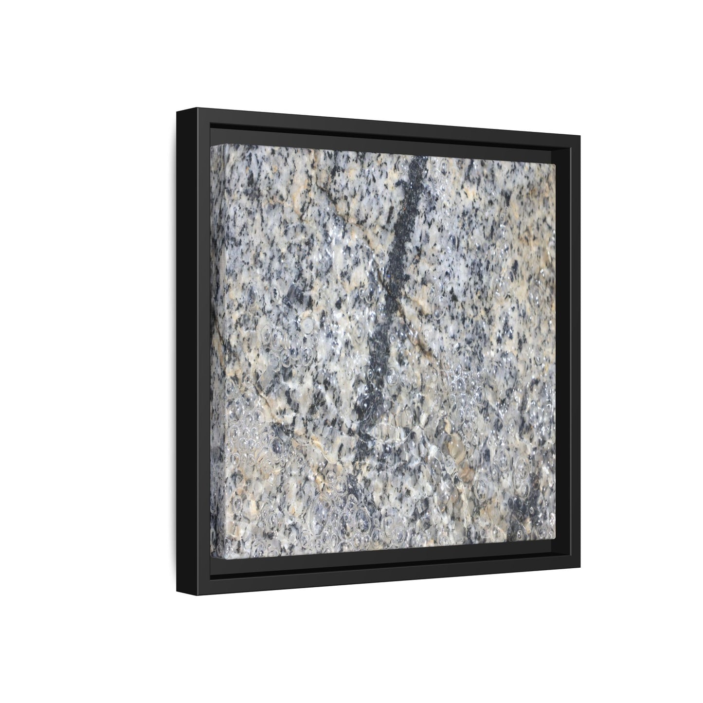 Granite Bubbles - Unique Stretched Canvas Wall Art