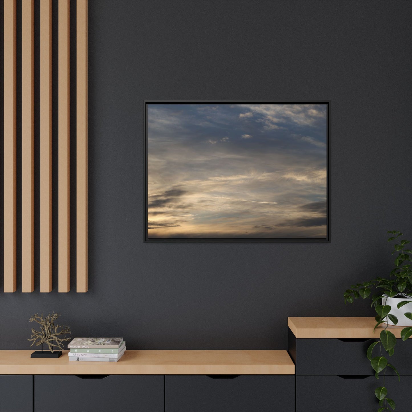Clouded Thoughts - Unique Stretched Canvas Wall Art
