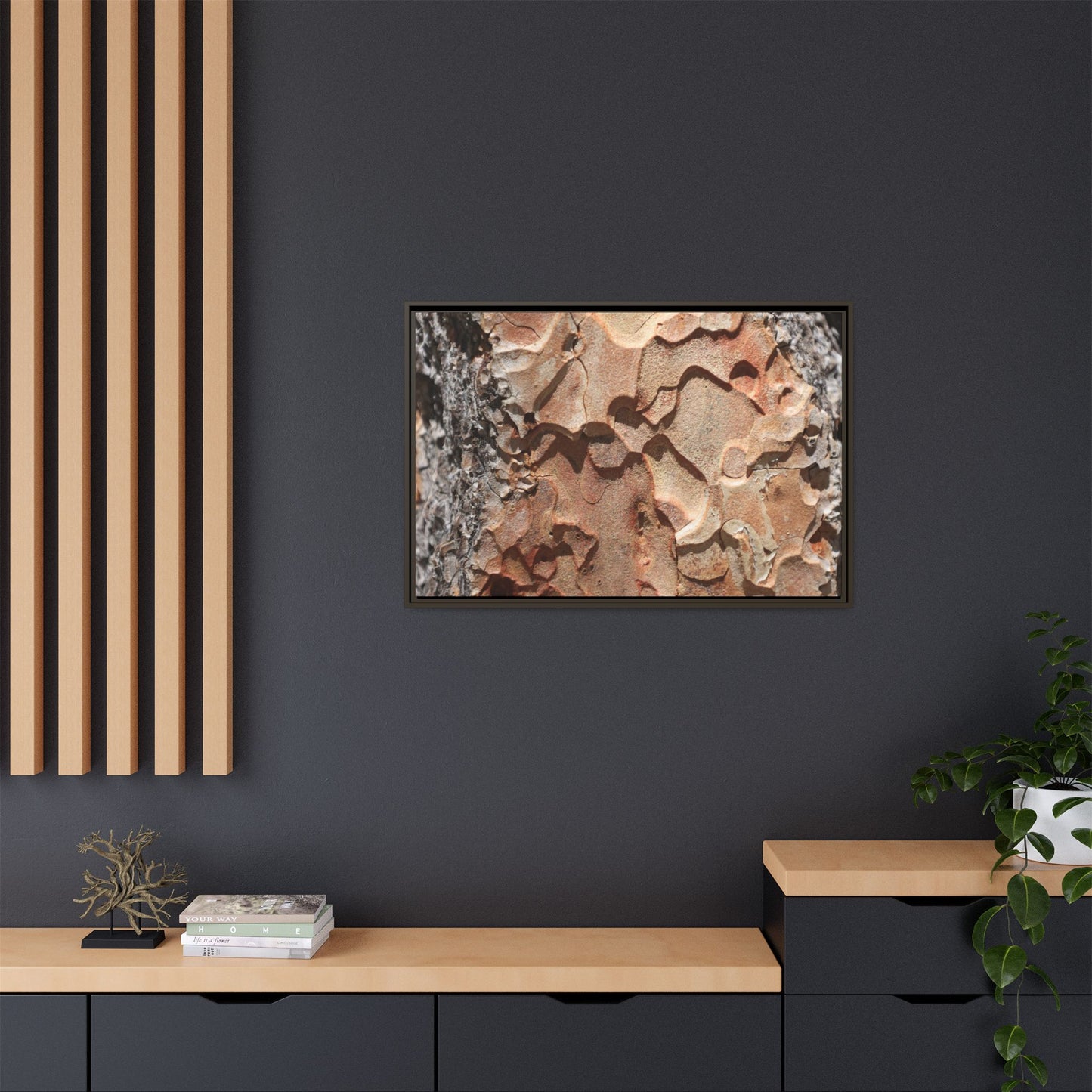 Rust and Stone - Unique Stretched Canvas Wall Art