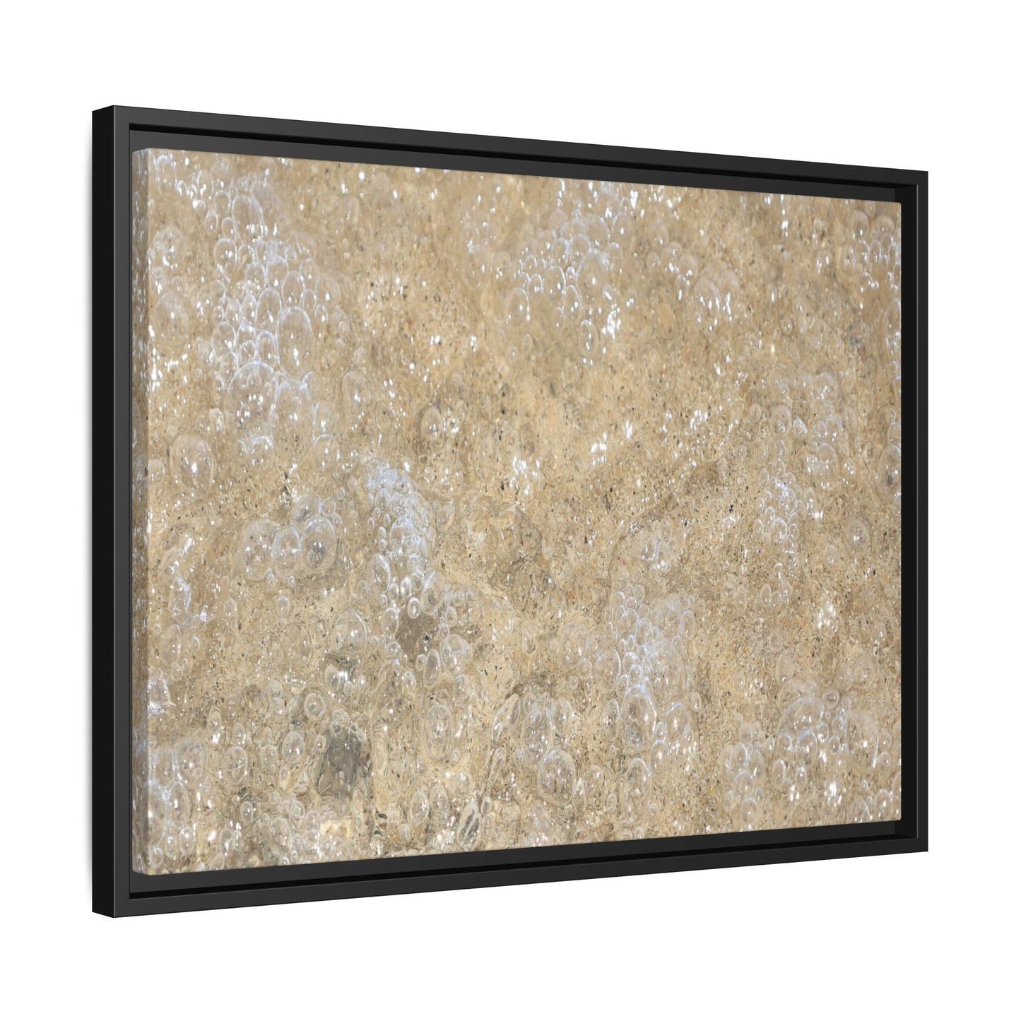 Bubbling Sand - Unique Stretched Canvas Wall Art