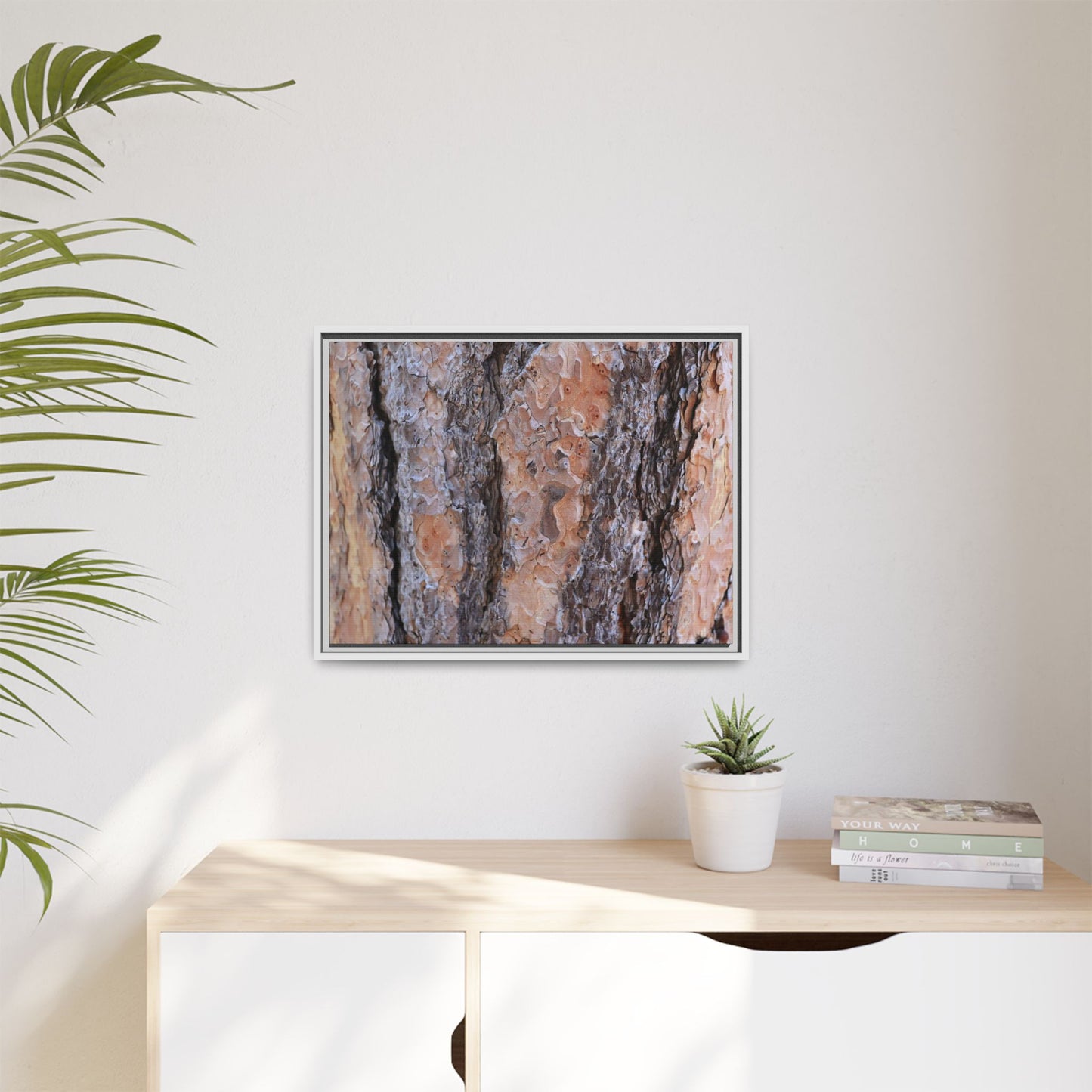 Earthy Embrace - Unique Stretched Canvas Wall Art