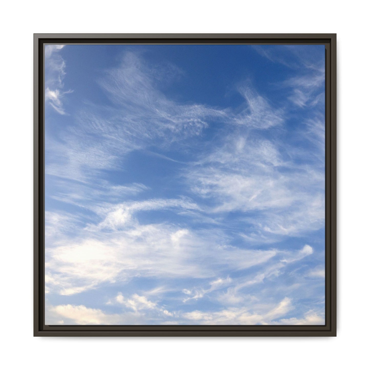 Ethereal Blue Tapestry - Unique Stretched Canvas Wall Art