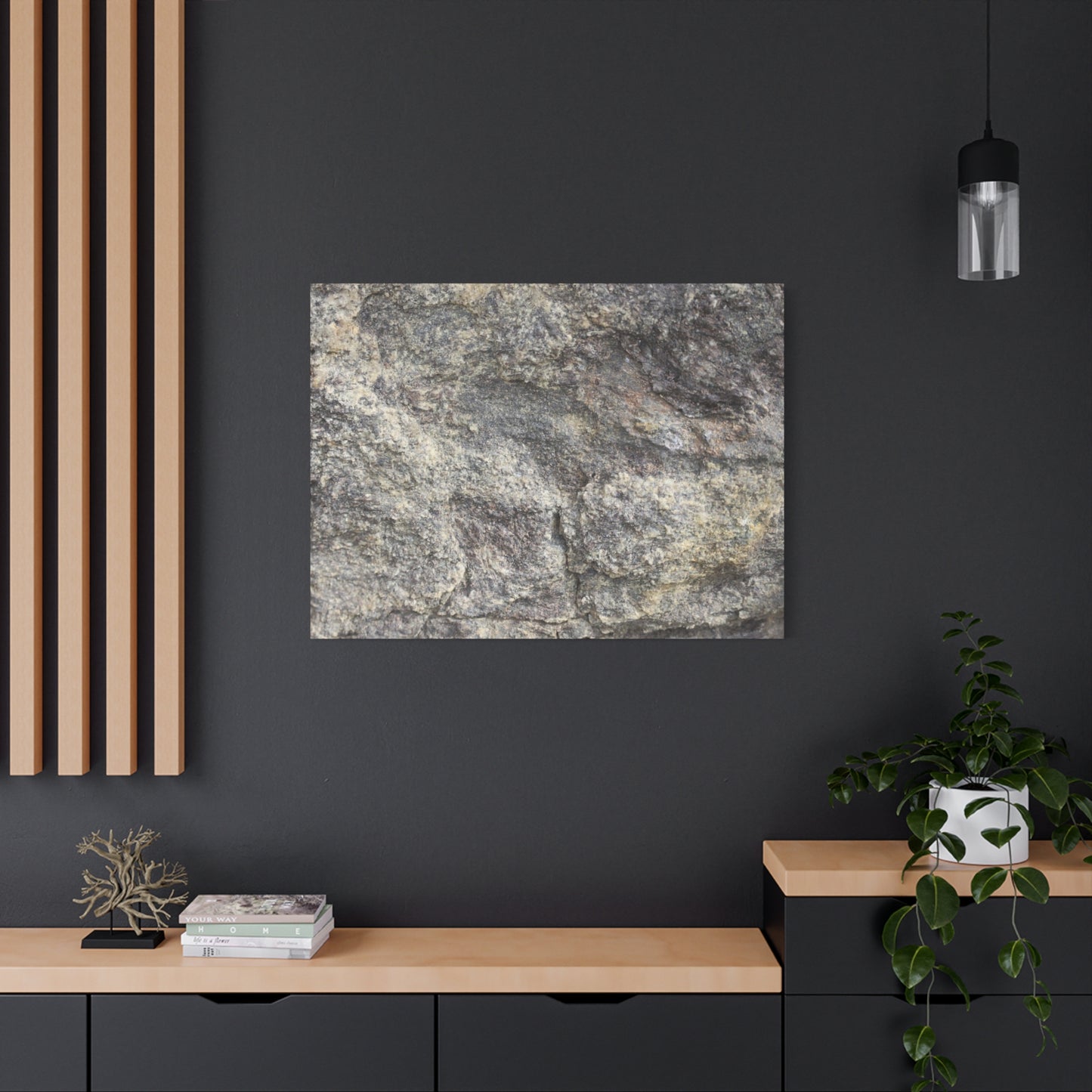 Granite Memory - Unique Frameless Canvas Wall Art