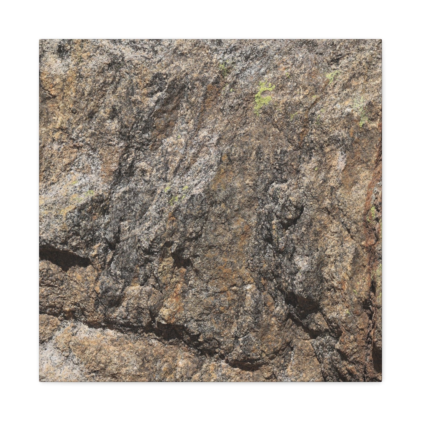 Weathered Stone Secrets - Unique Frameless Canvas Wall Art