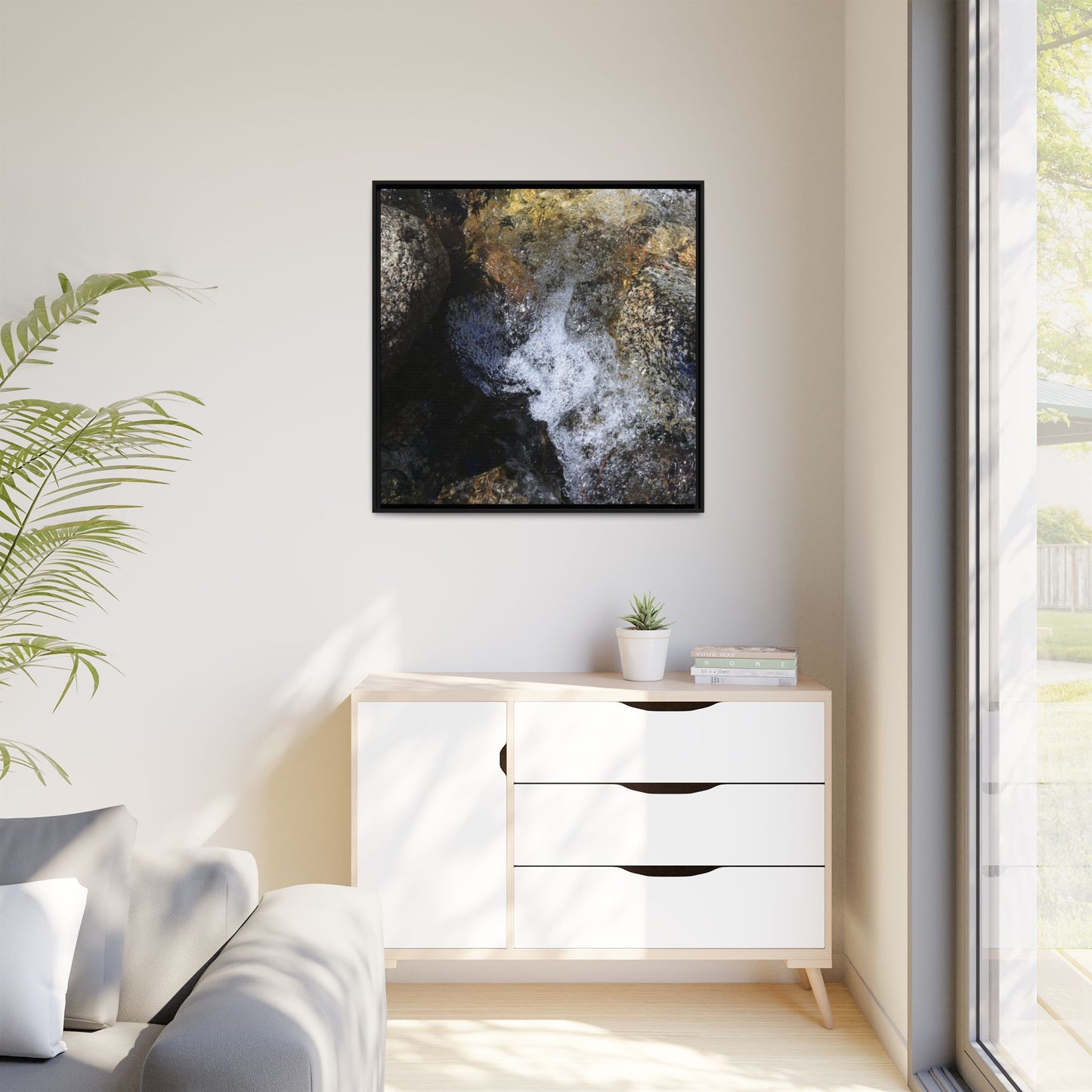 Nature's Turbulence - Unique Stretched Canvas Wall Art