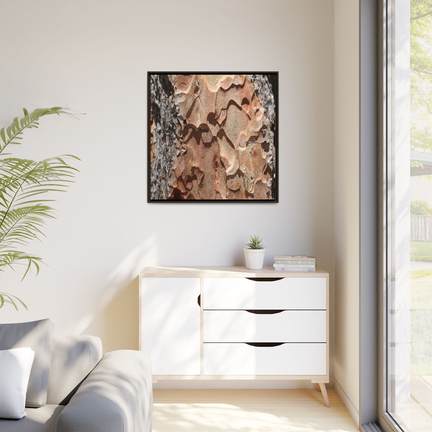 Rust and Stone - Unique Stretched Canvas Wall Art