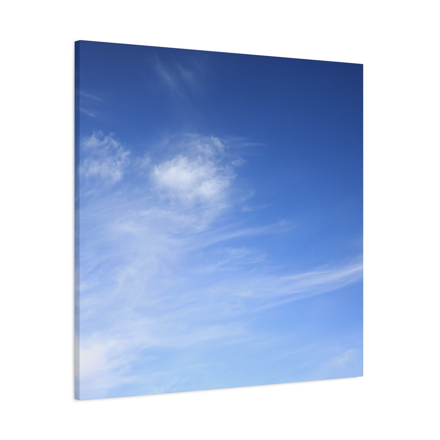 Blue Breath - Unique Frameless Canvas Wall Art
