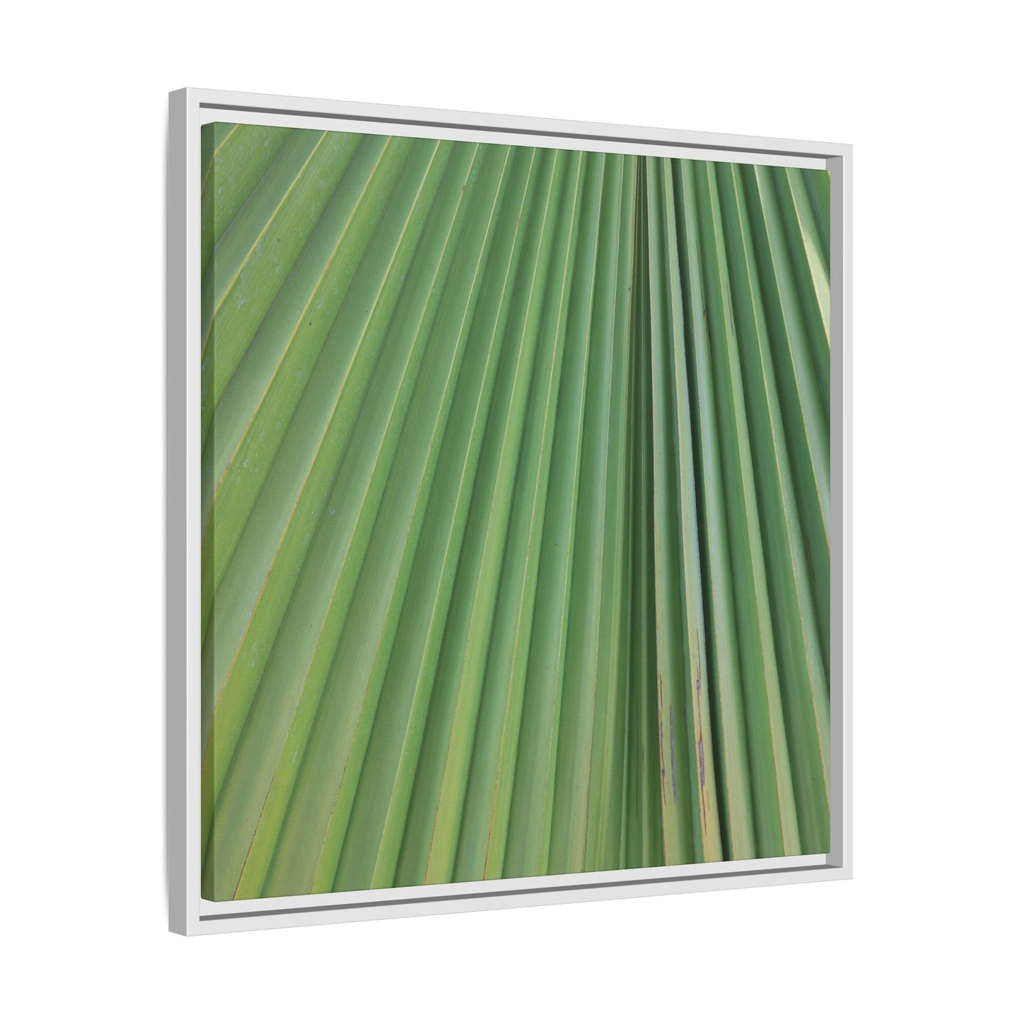 Emerald Rays - Unique Stretched Canvas Wall Art