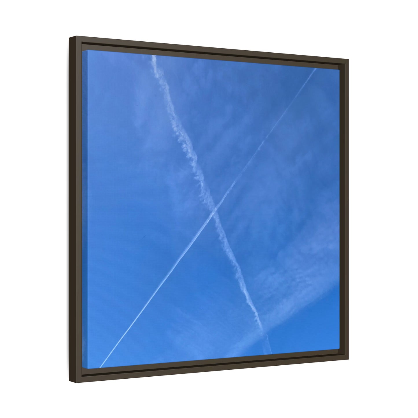 Sky Crossroads - Unique Stretched Canvas Wall Art