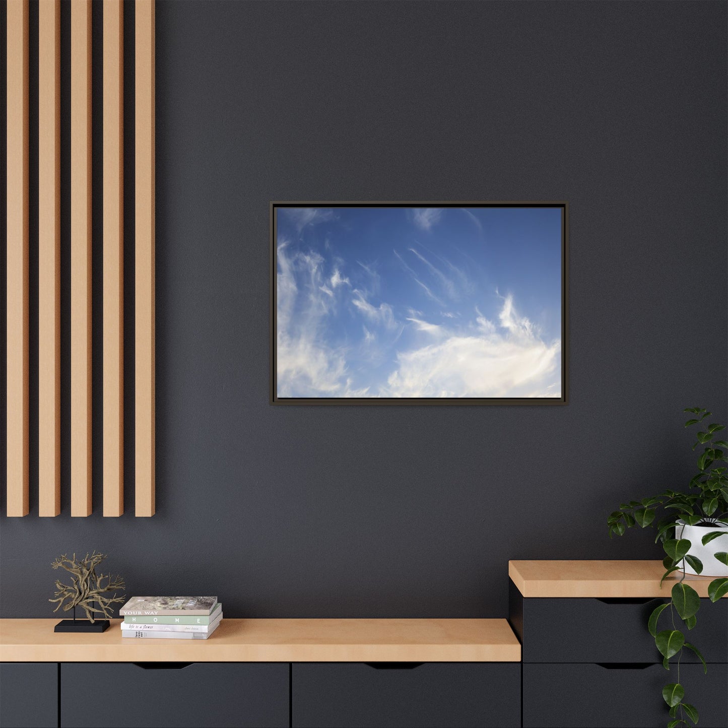 Whispers of Sky - Unique Stretched Canvas Wall Art