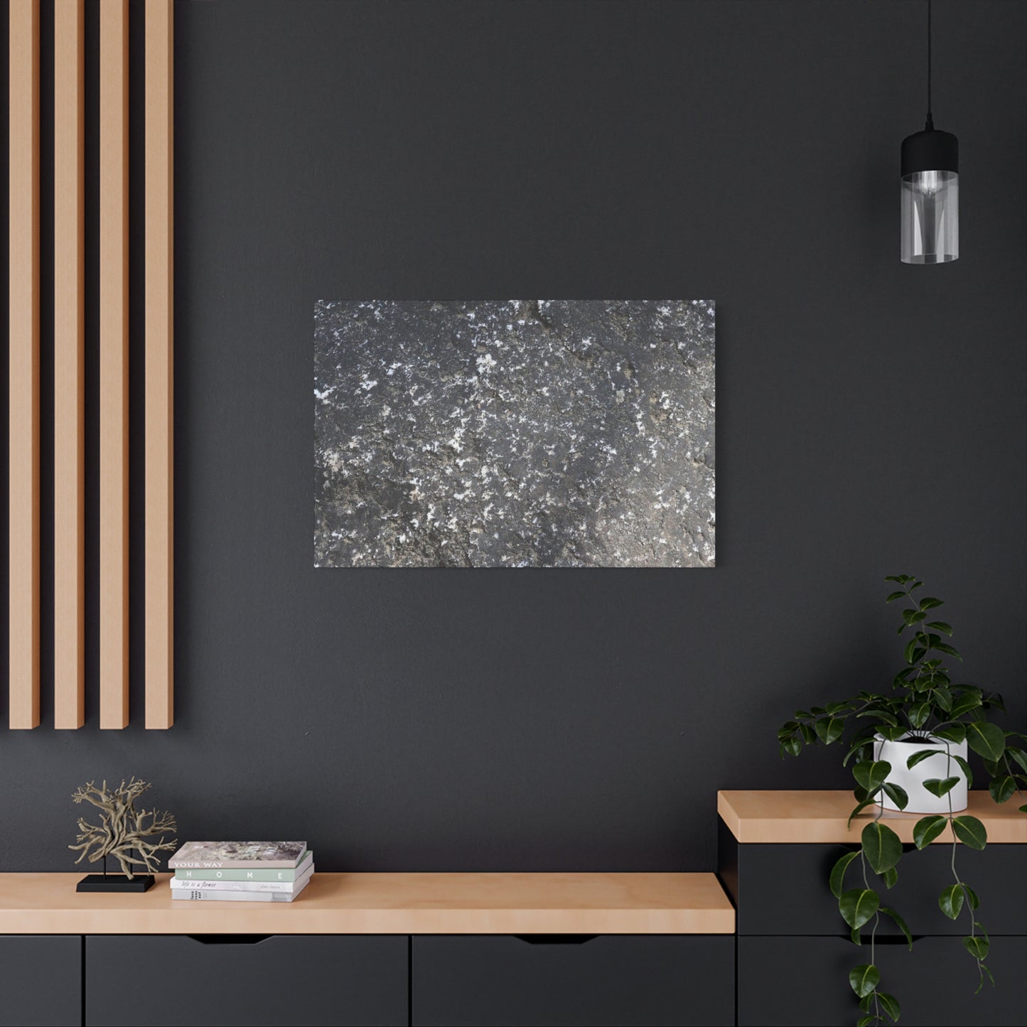 Cosmic Dust Fragments - Unique Frameless Canvas Wall Art