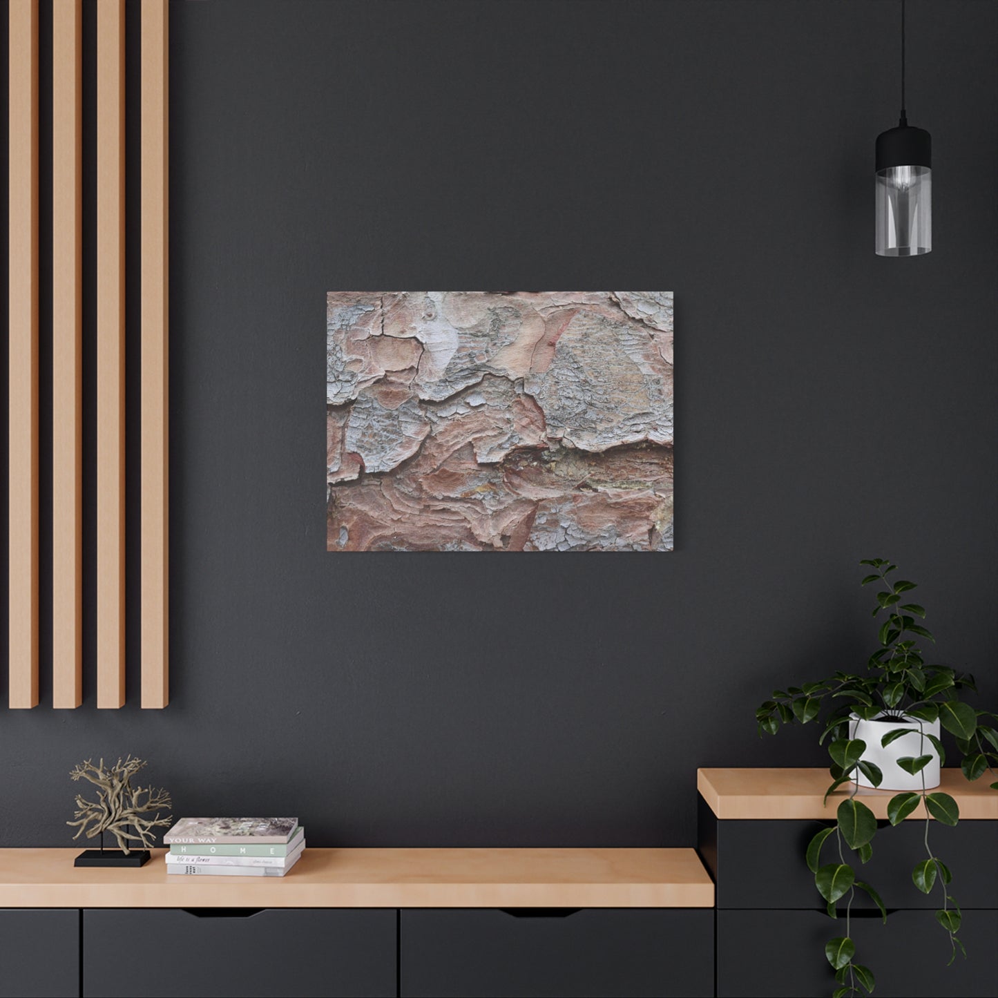 Textural Landscape - Unique Frameless Canvas Wall Art