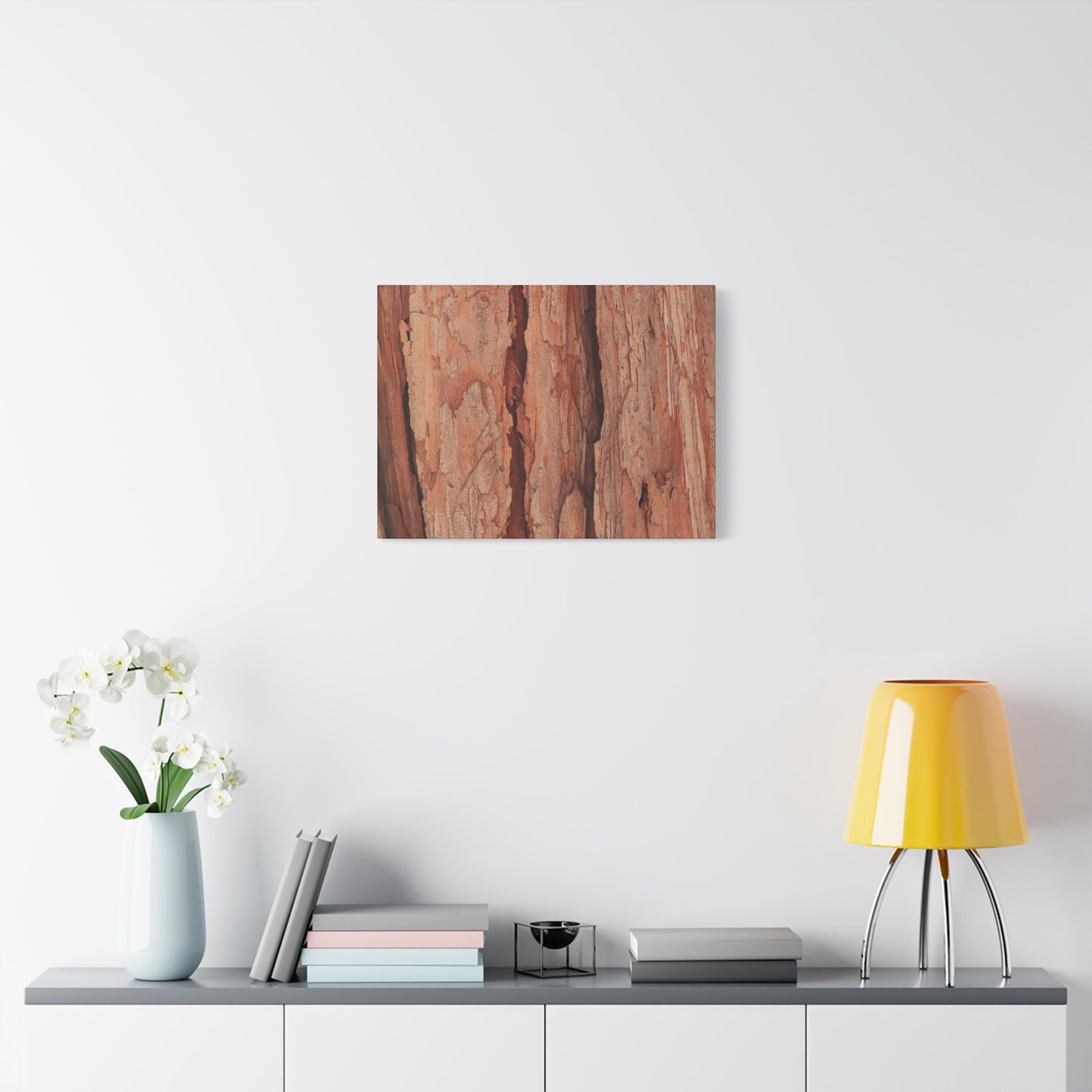 Bark Layers of Time - Unique Frameless Canvas Wall Art