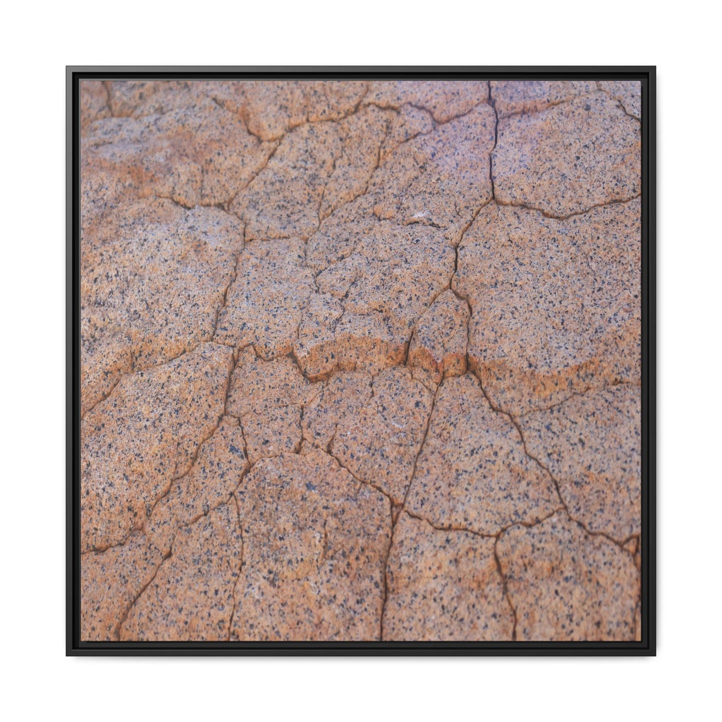 Fragmented Earth - Unique Stretched Canvas Wall Art